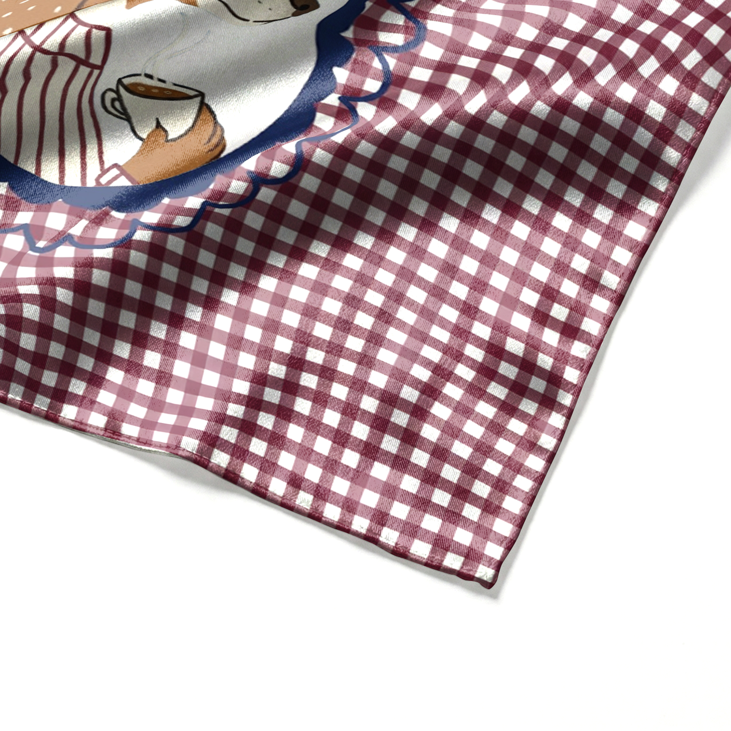 The Beloved Satin Scarf in Le Petit Pup