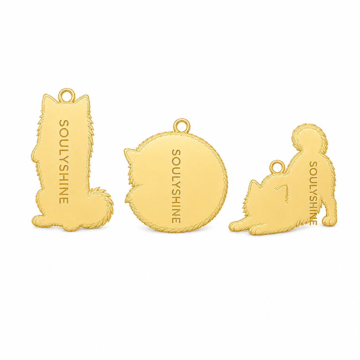 Soulyshine American Eskimo Dog Personalized Pet Companion Charm Only