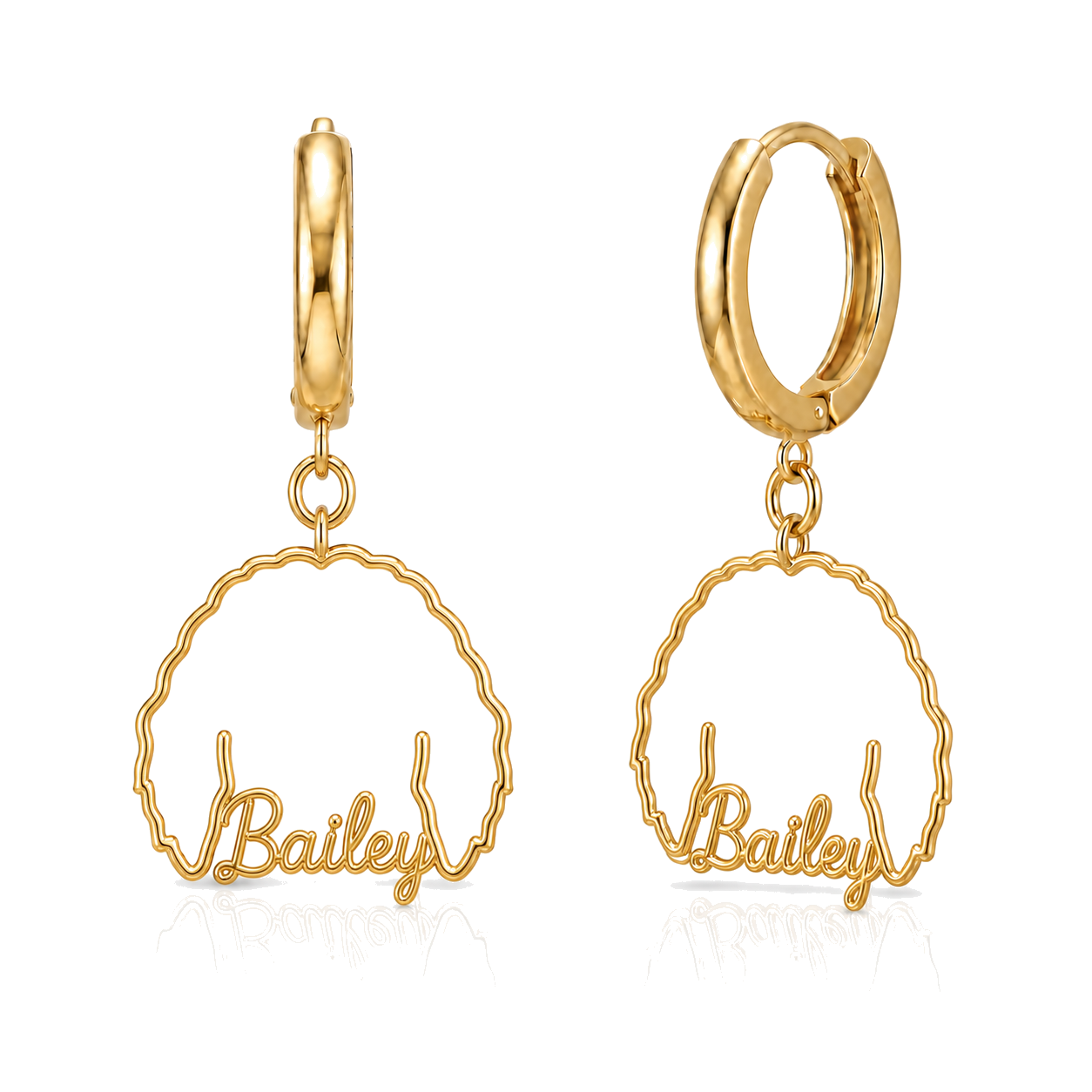 Barbet Bailey personalized pet face earrings