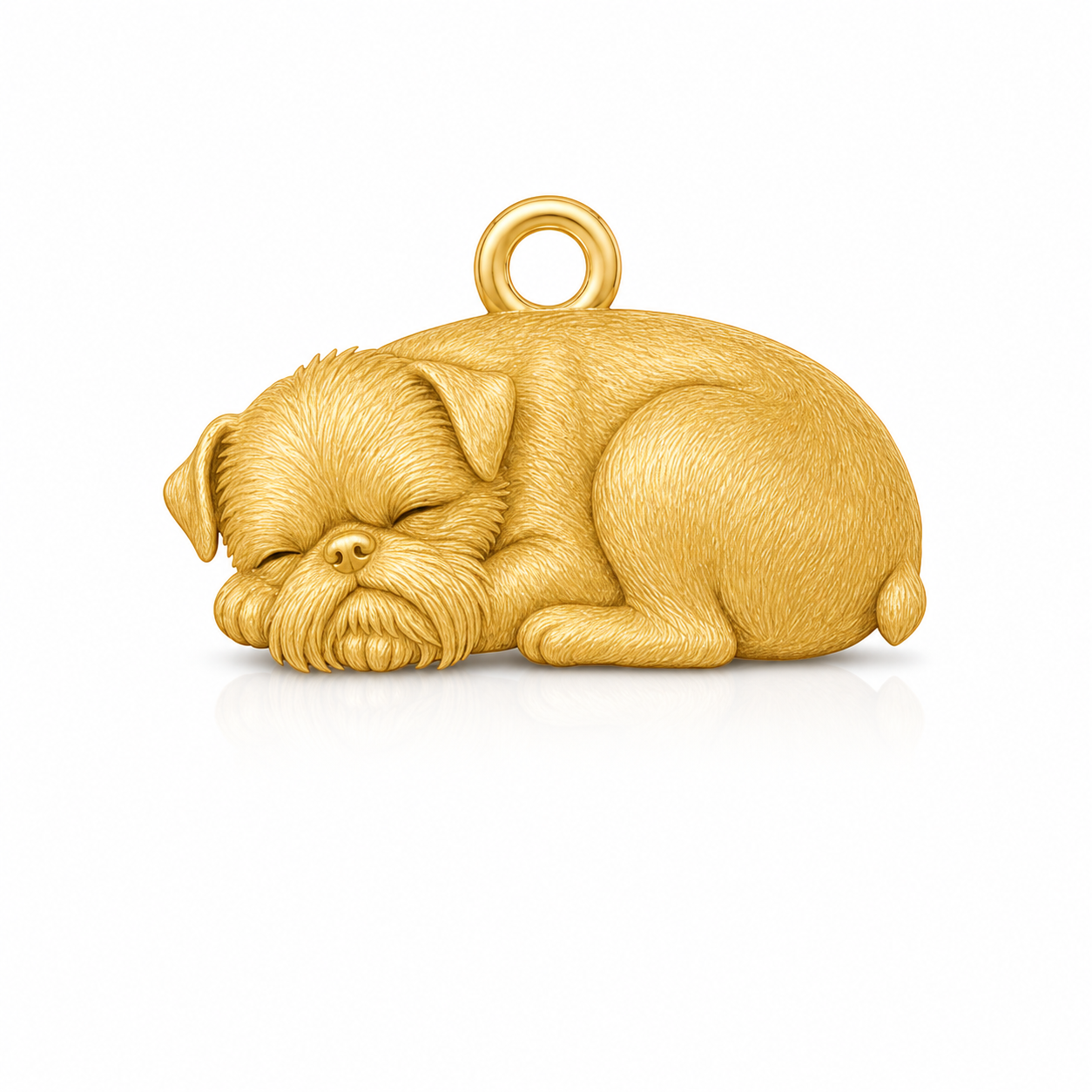 Soulyshine Brussels Griffon smooth coat Personalized Pet Companion Charm Only