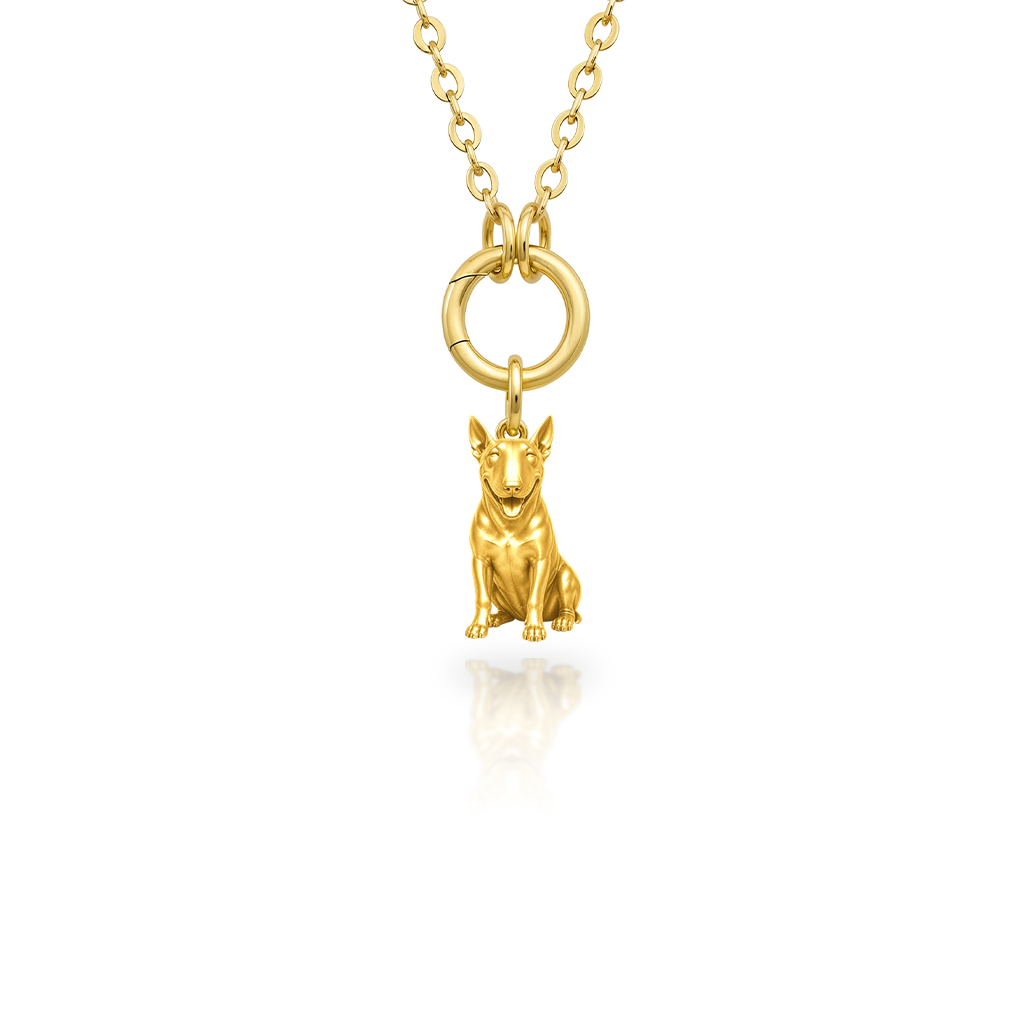 Bull-Terrier-Miniature - 18K Gold Vermeil - 1st