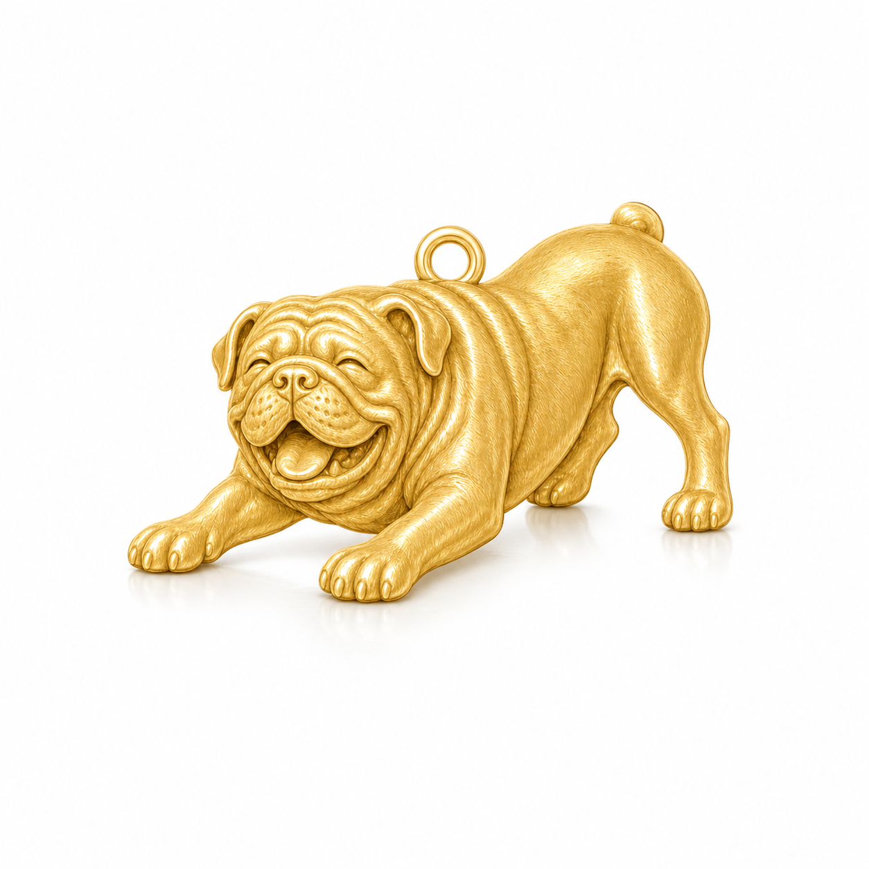 Soulyshine Bulldog Personalized Pet Companion Charm Only