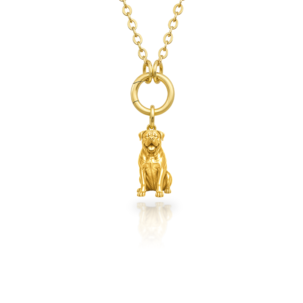 Bullmastiff - 18K Gold Vermeil - 1st