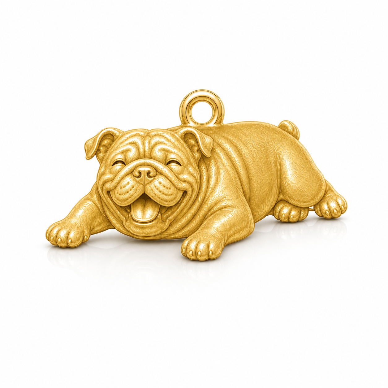 Soulyshine English Bulldog Personalized Pet Companion Charm Only