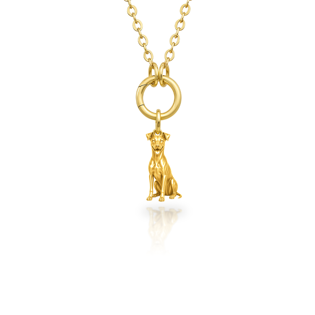 German-Pinscher - 18K Gold Vermeil - 1st