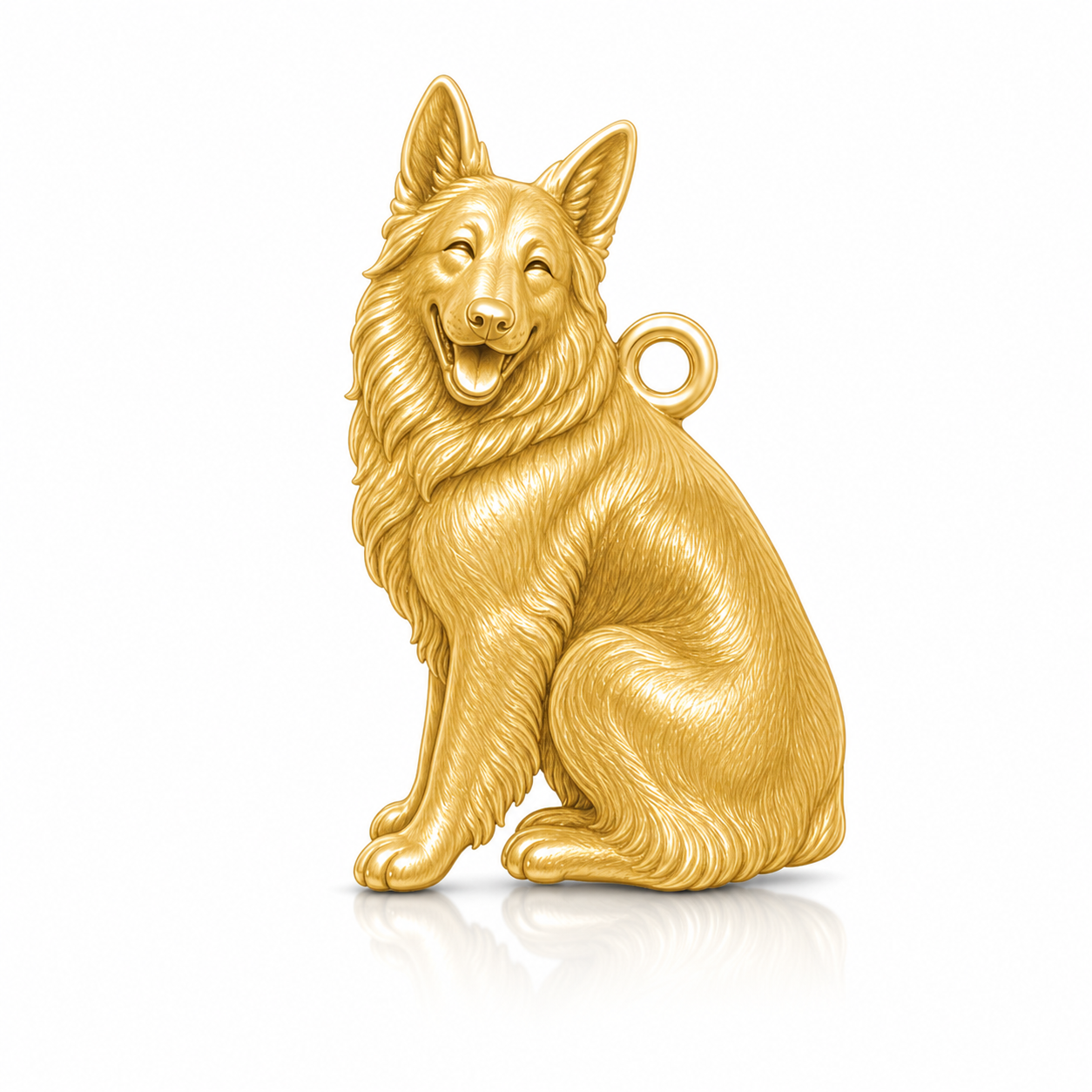 Soulyshine German Shepherd long coat Personalized Pet Companion Charm Only
