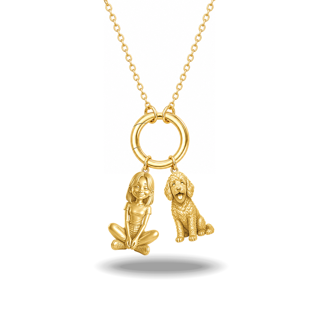 Goldendoodle Mini - 18K Gold Vermeil - 1st