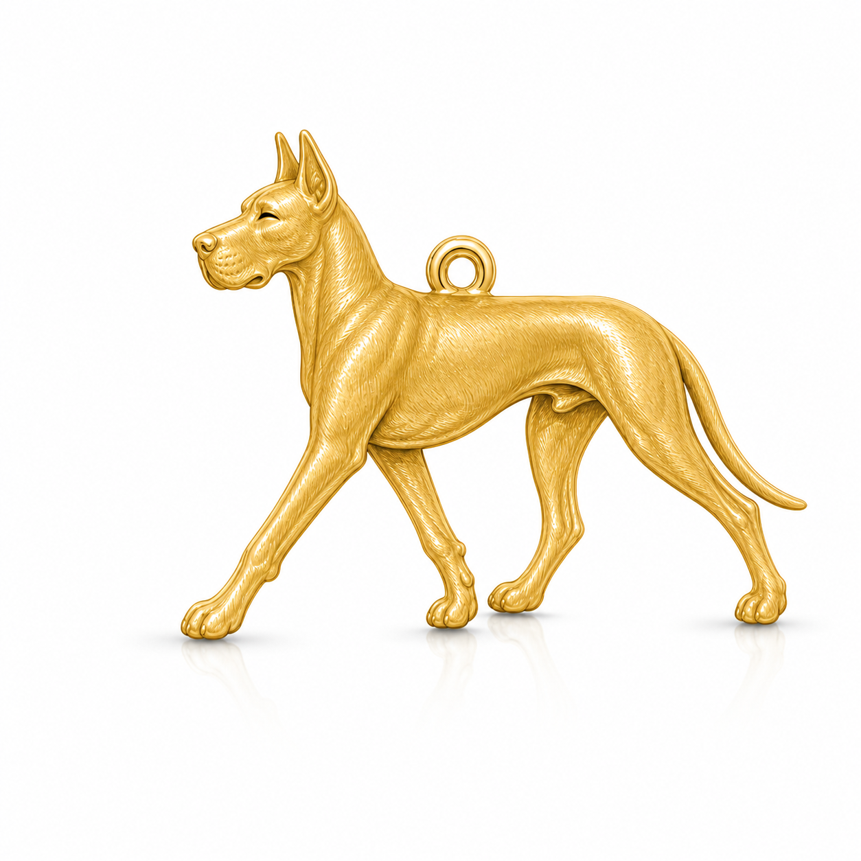 Soulyshine Great Dane cropped ears Personalized Pet Companion Charm Only