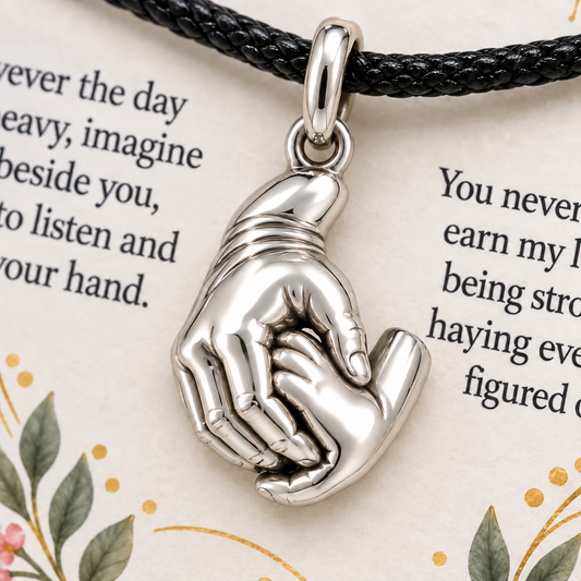 To My Granddaughter: Grandma's Holding Hands Charm Bracelet – A Little Hug
