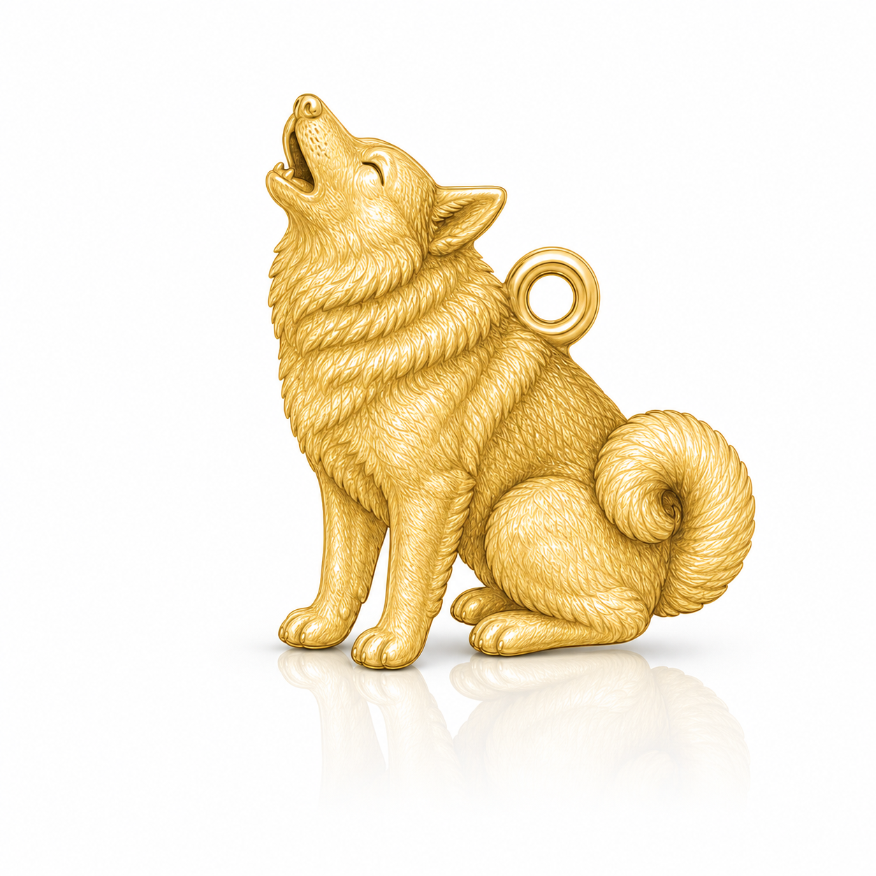 Soulyshine Norwegian Elkhound Personalized Pet Companion Charm Only