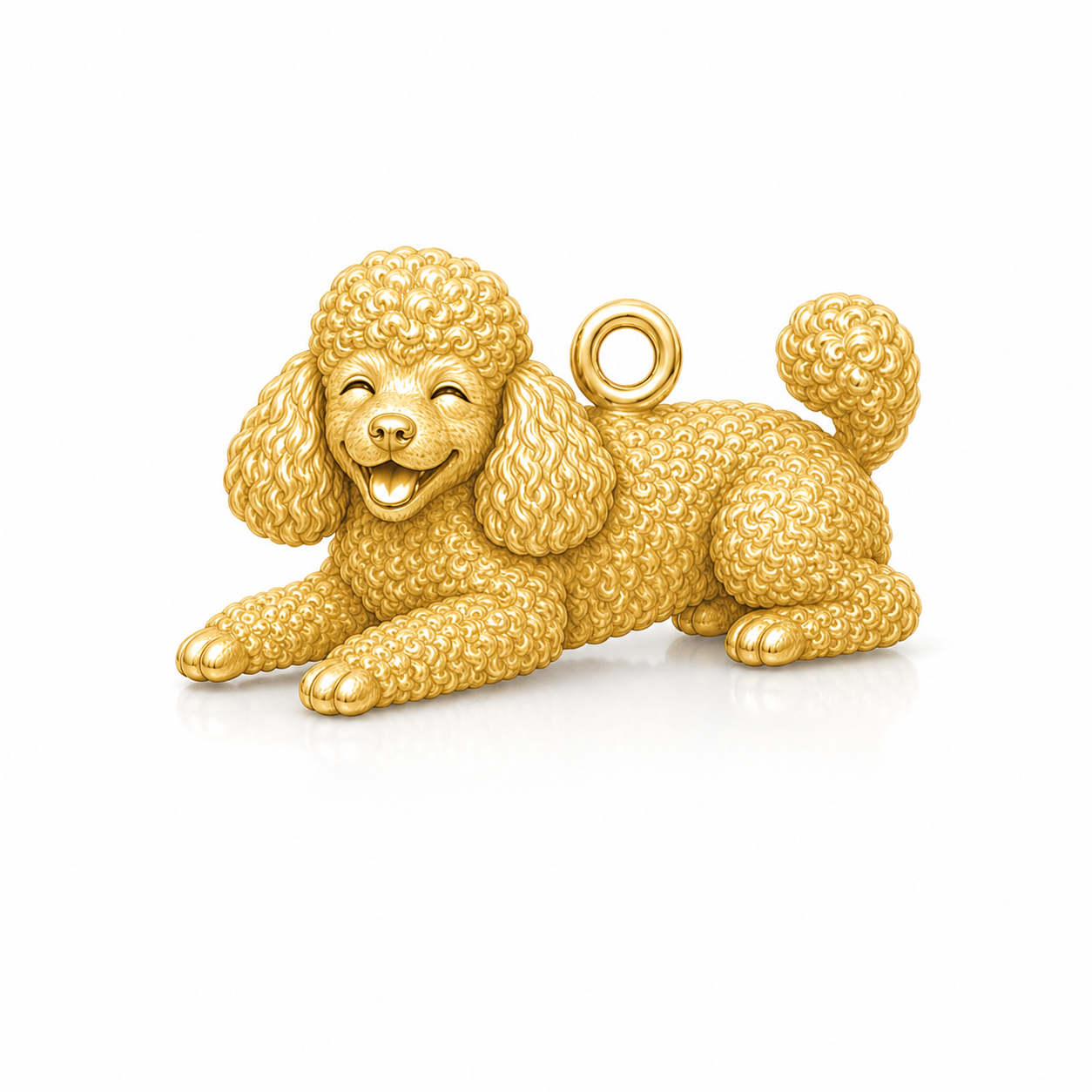 Soulyshine Poodle miniature Personalized Pet Companion Charm Only