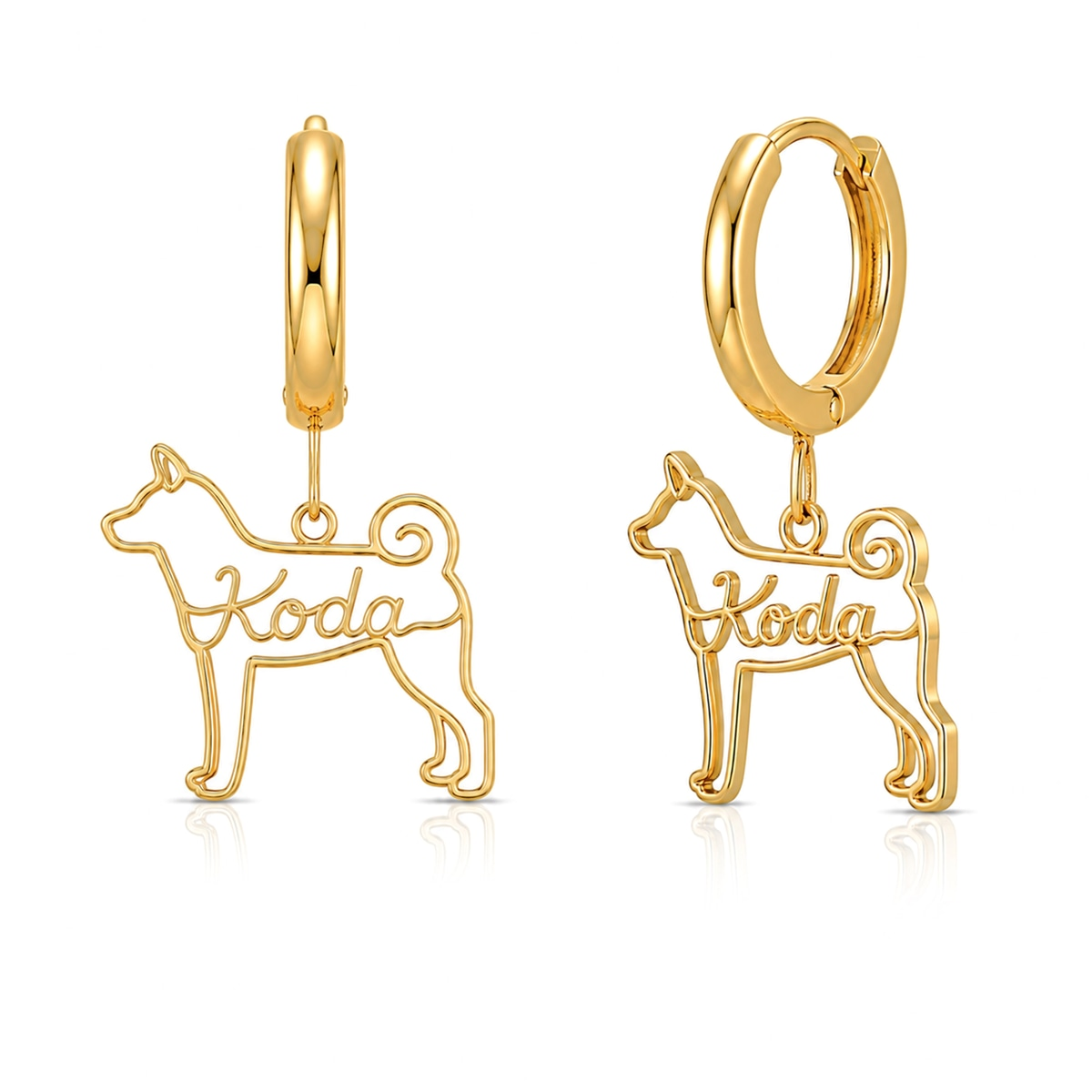 Akita - 18K Gold Vermeil - 1st