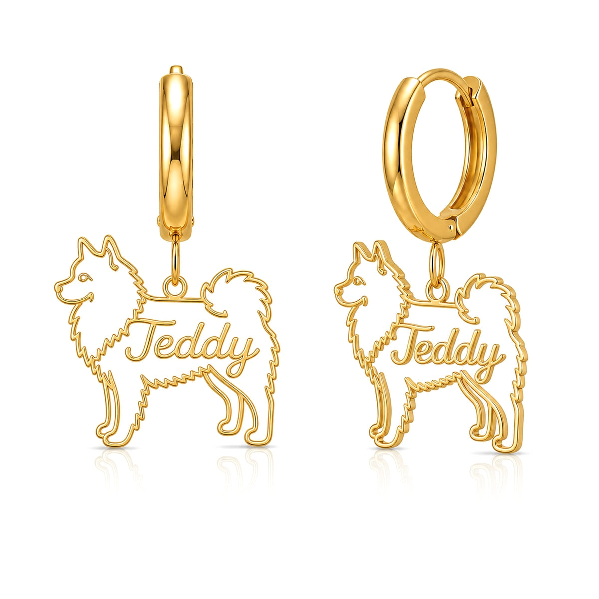 American Eskimo Dog - 18K Gold Vermeil - 1st
