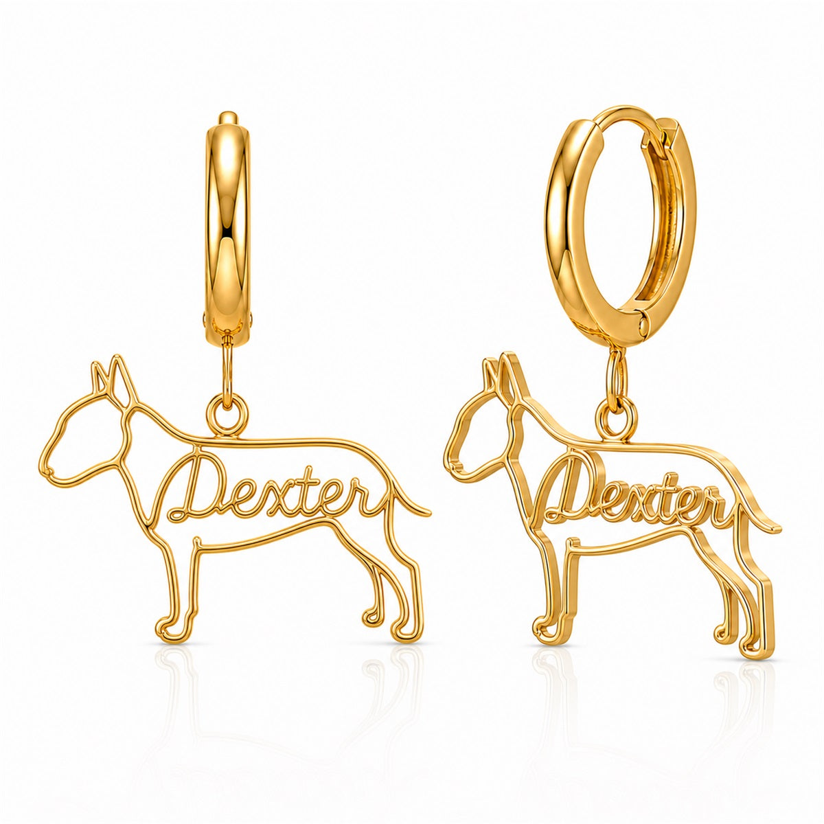 Bull Terrier Miniature - 18K Gold Vermeil - 1st