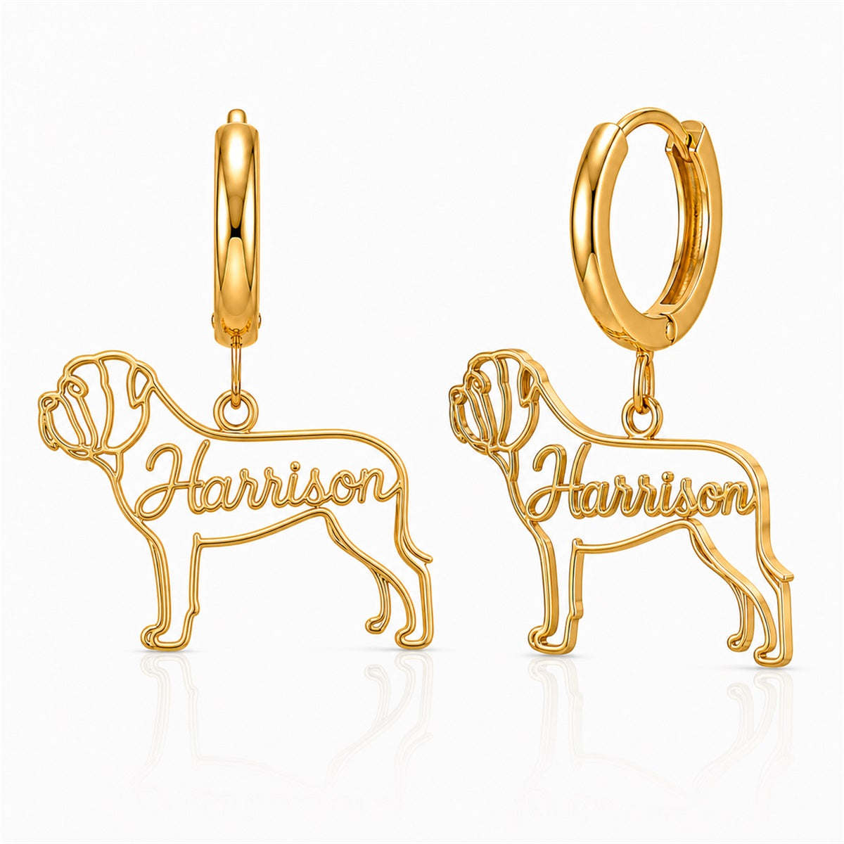 Bullmastiff - 18K Gold Vermeil - 1st