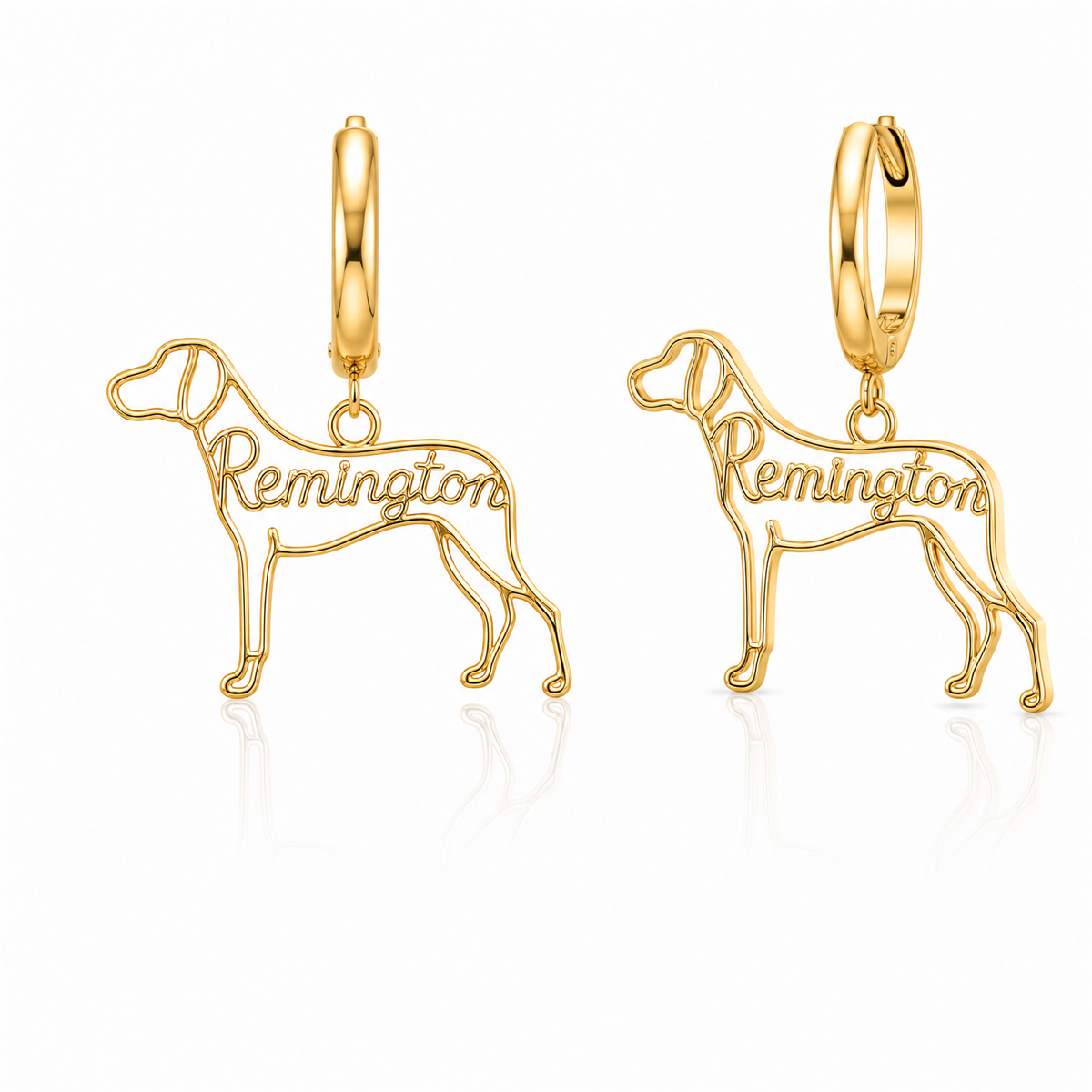 German Shorthaired Pointer - 18K Gold Vermeil - 1st