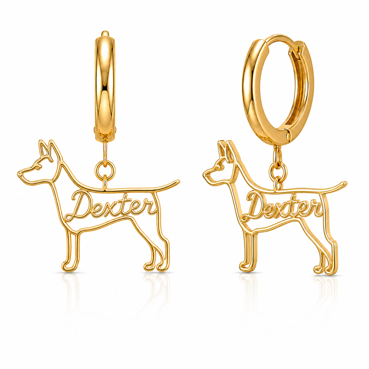 Manchester Terrier - 18K Gold Vermeil - 1st