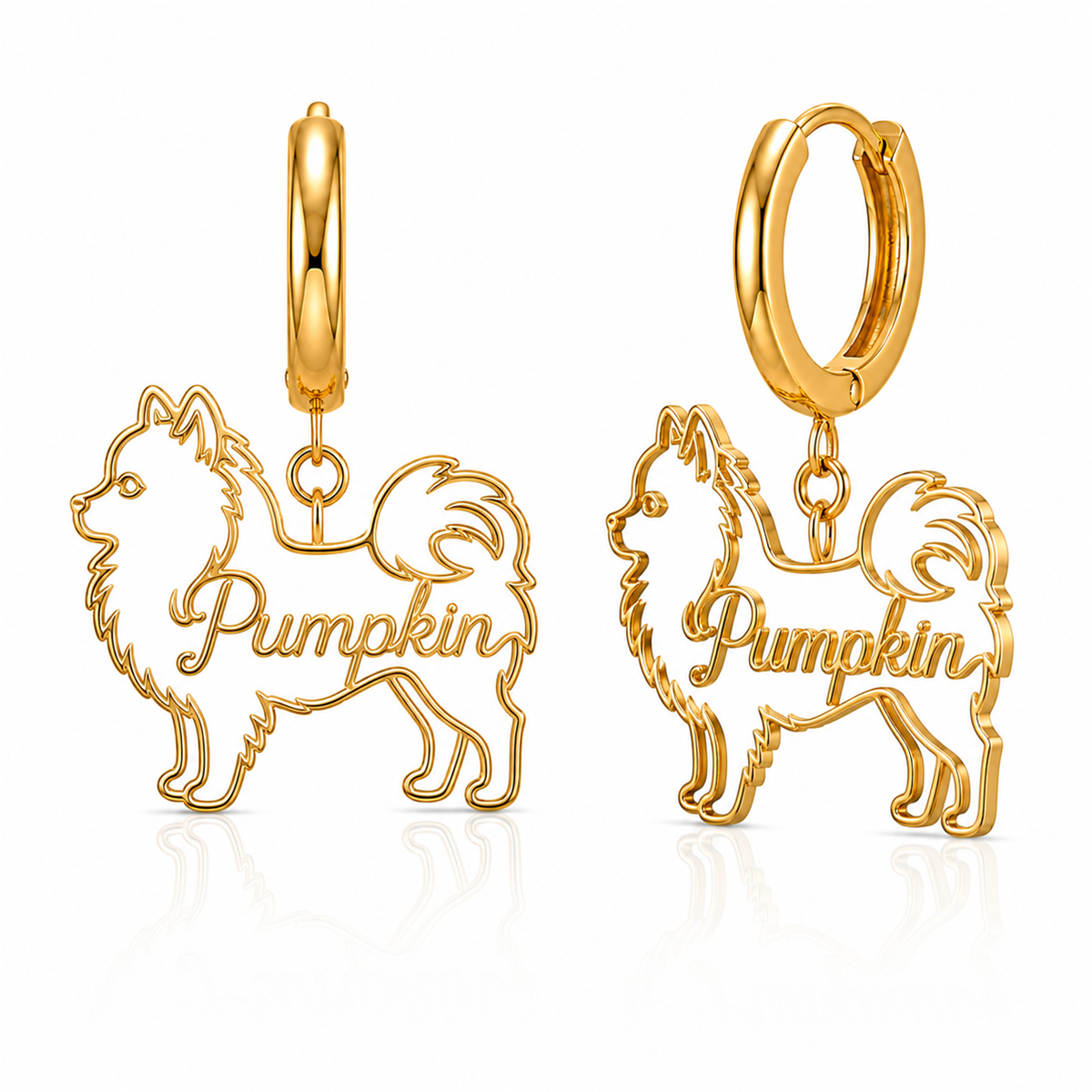 Pomeranian - 18K Gold Vermeil - 1st