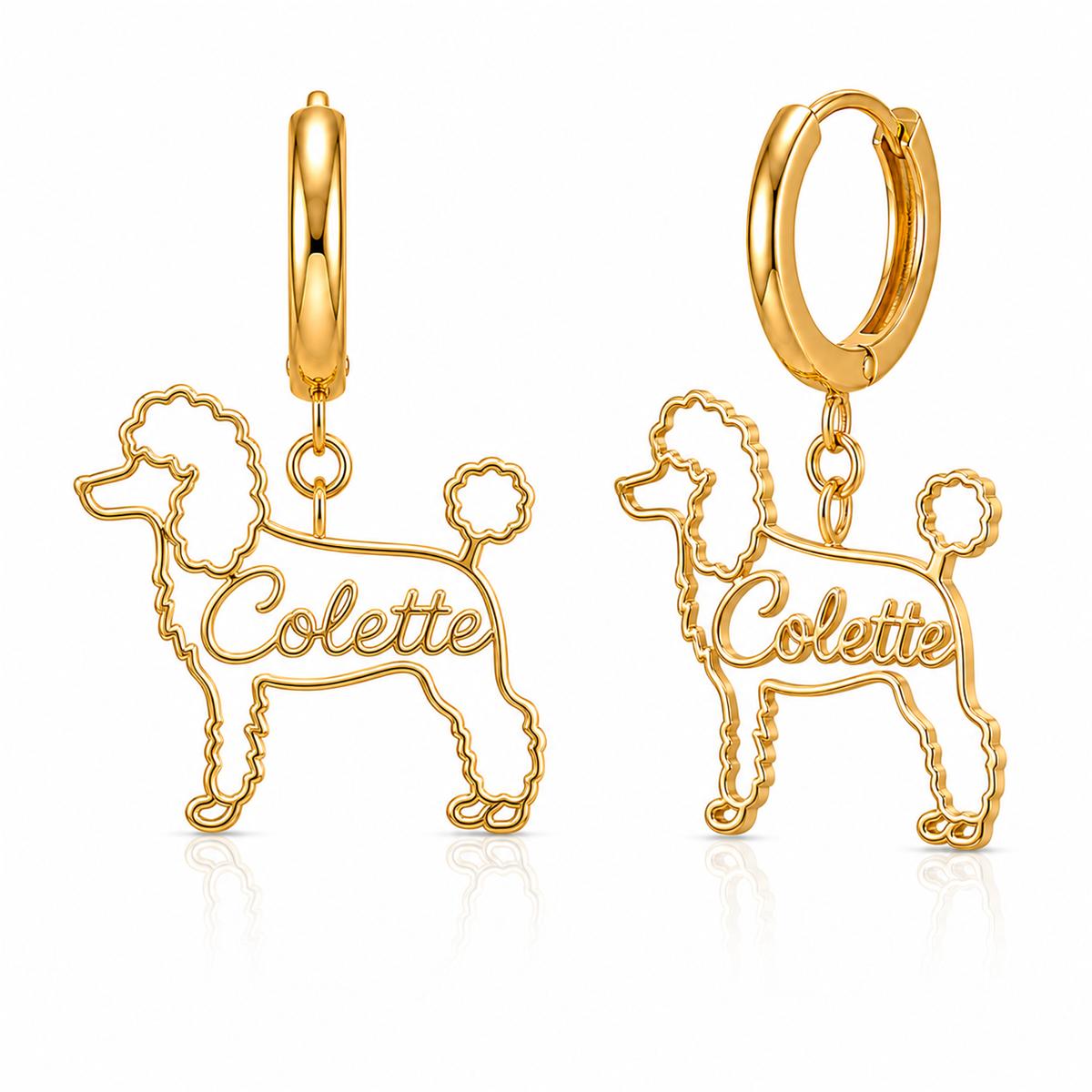 Poodle miniature - 18K Gold Vermeil - 1st