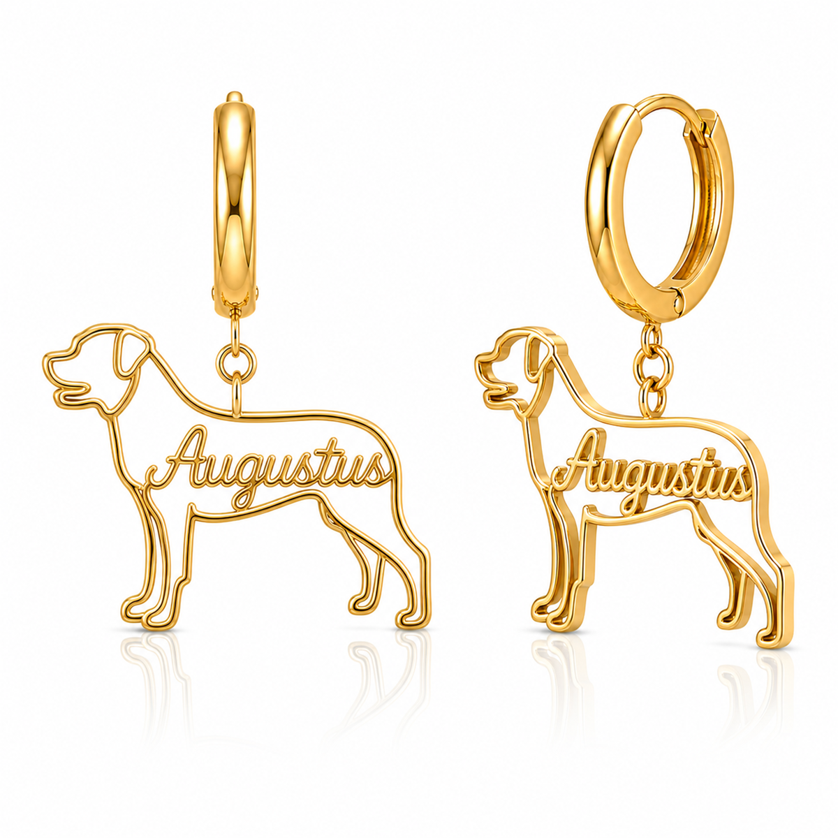 Rottweiler - 18K Gold Vermeil - 1st