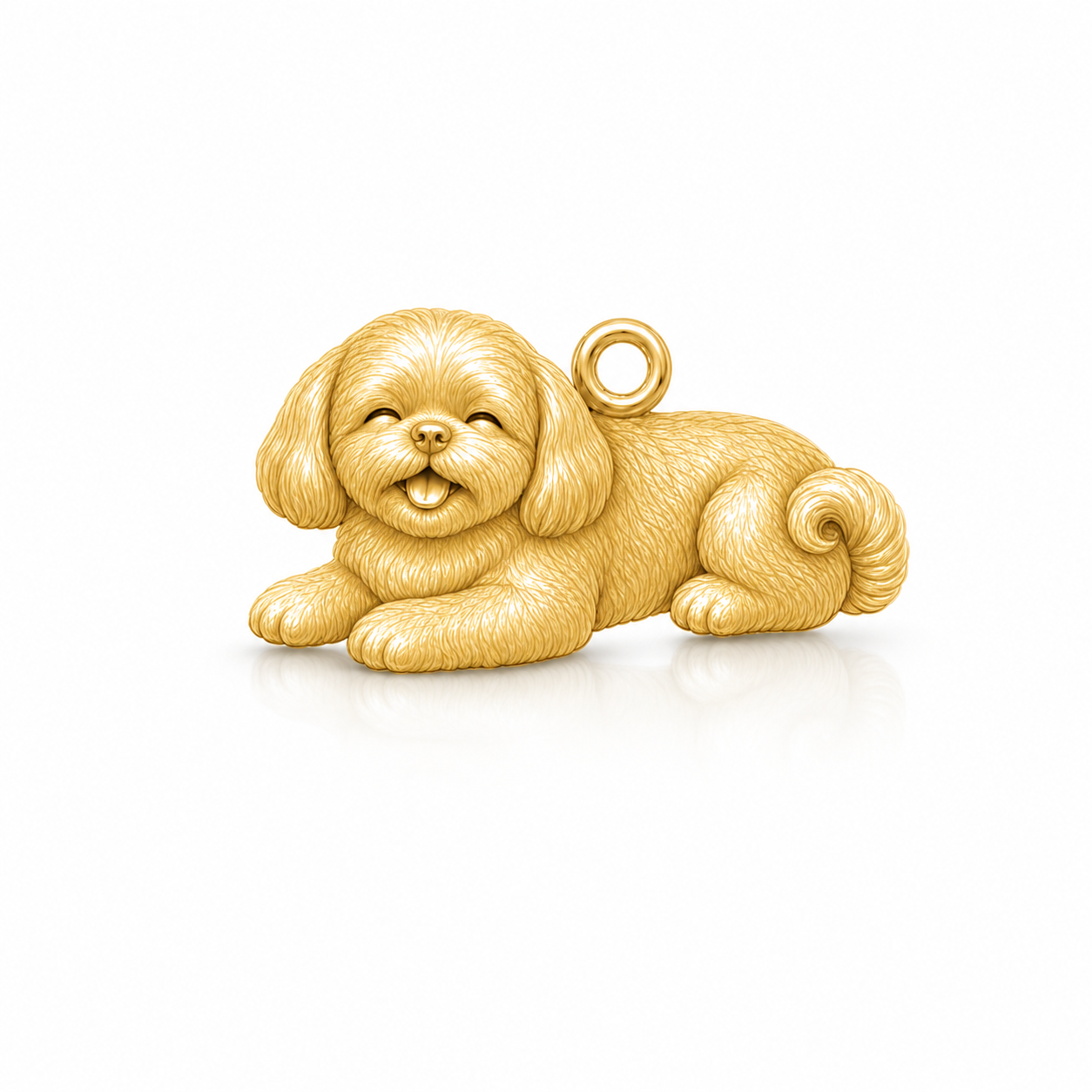 Soulyshine Shih Tzu puppy cut Personalized Pet Companion Charm Only