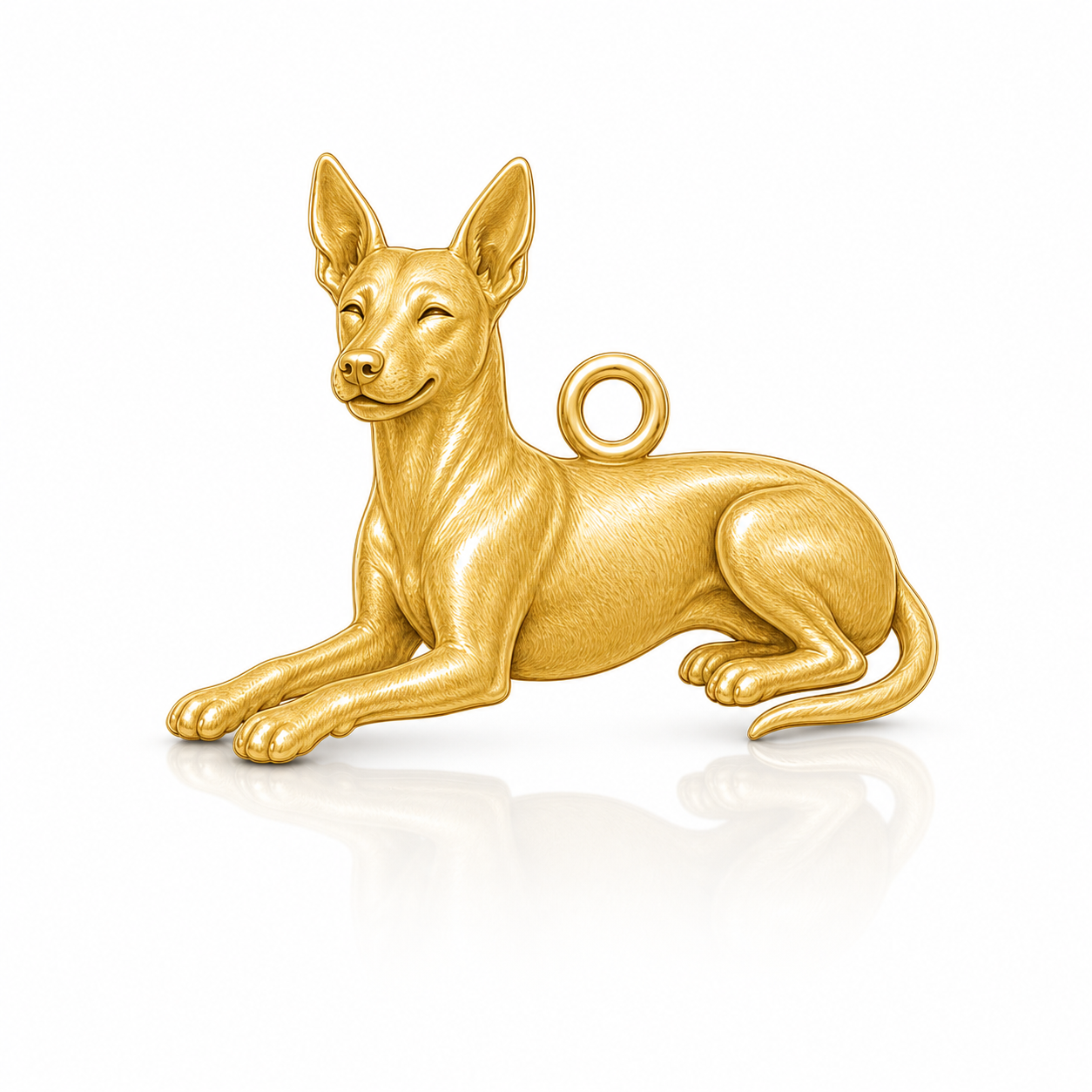 Soulyshine Xoloitzcuintli coated Personalized Pet Companion Charm Only