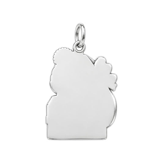 Baby's First Christmas Gift Charm and Polyester Cord Bracelet Set