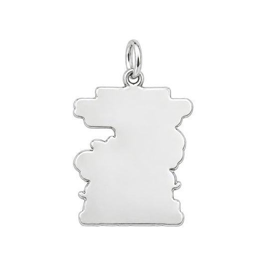 Believing Grandma Elephant Charm Bracelet – Personalized – back of the charm, engraving area