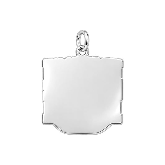 Best Cat Dad Fist Bump Charm Bracelet – Personalized Dad Gift – back of the charm, engraving area