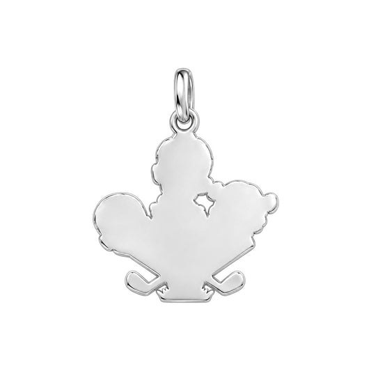 Best Dad Golf Pro Charm Bracelet – Personalized Dad Gift – back of the charm, engraving area