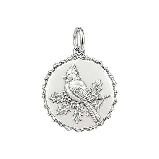 Cardinal Hope Charm and Polyester Cord Bracelet Set