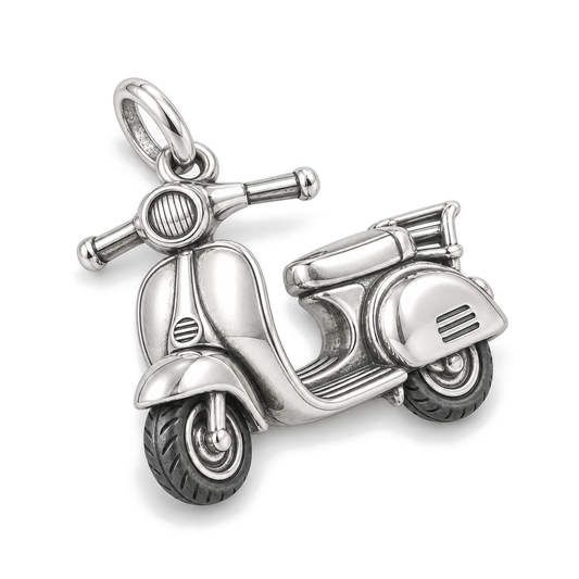 City Scooter Charm — Silver Super Macro | charm-topics-remaining-444-2026-09-14 | topic-306