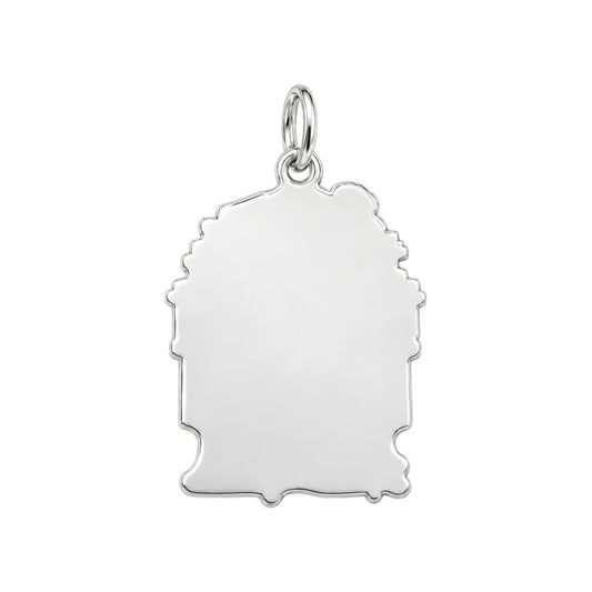 Cocktail Hour Besties Charm Bracelet – Personalized Friend Gift – back of the charm, engraving area