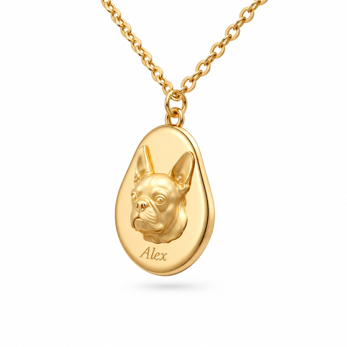Precious Paw - Upload Pet Portrait Photo Necklace