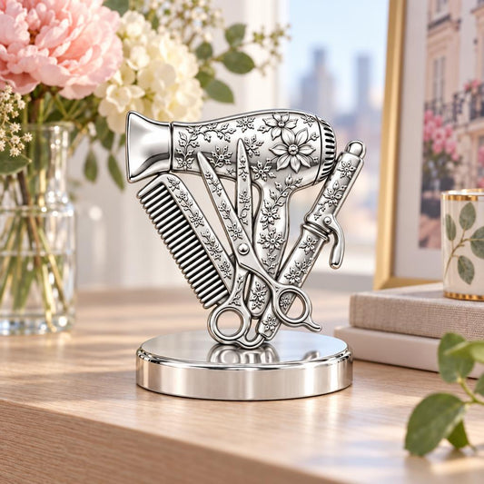 Floral Stylist Tools Keepsake Plaque – worn / in use