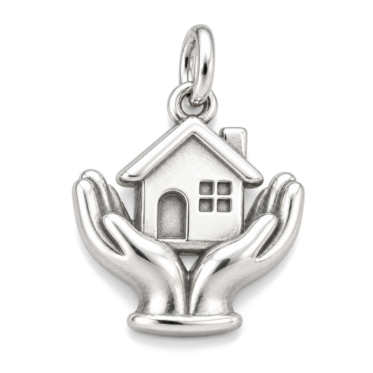 Helping Hands Home Charm — Silver Super Macro | charm-topics-remaining-444-2026-09-14 | topic-312