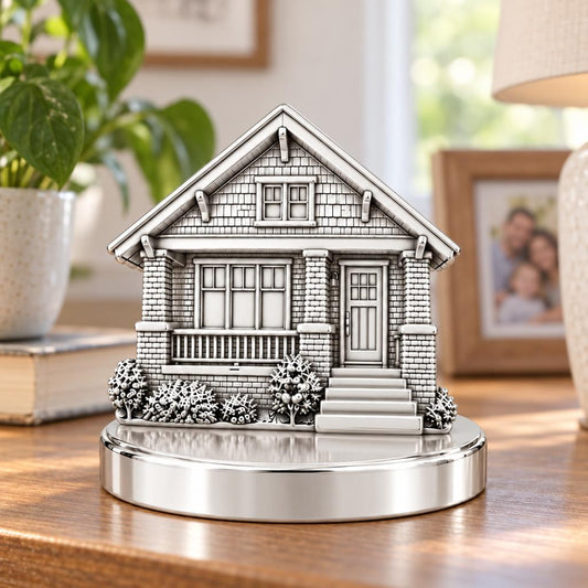 Home Sweet Home Custom Photo Keepsake Plaque – worn / in use