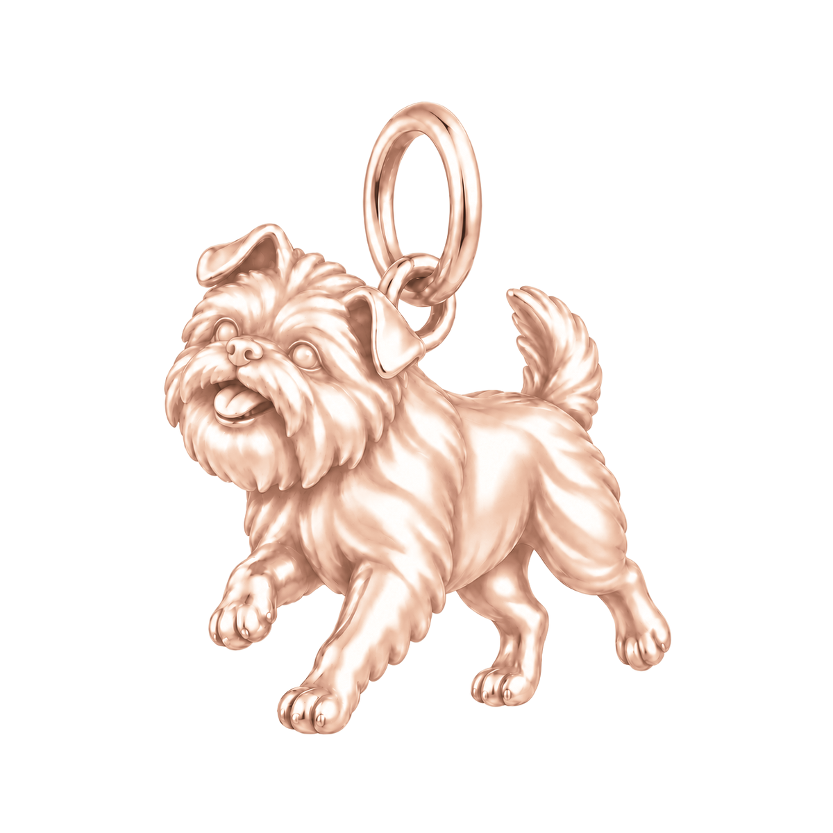 Happy Running 200 Dog Breeds — Affenpinscher — Rose Gold