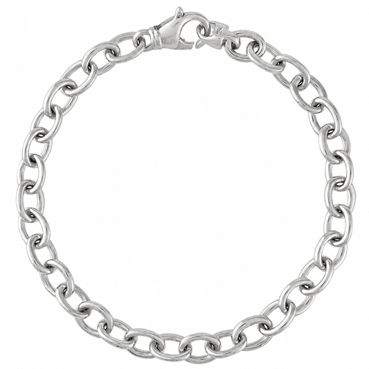 Kate Charm Bracelet — silver finish product image
