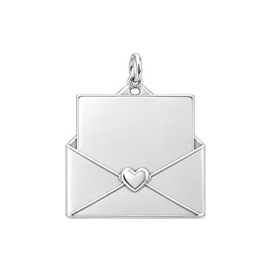 Letter From Heaven Charm Bracelet – Personalized Pet Gift – back of the charm, engraving area
