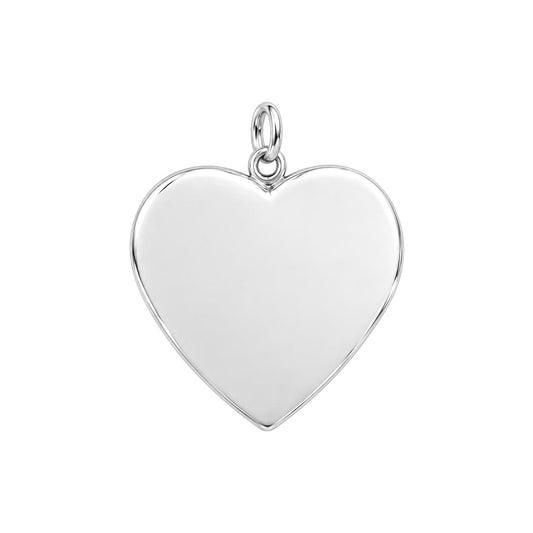 Living Hearts Memorial Charm Bracelet – Personalized Family Gift – back of the charm, engraving area