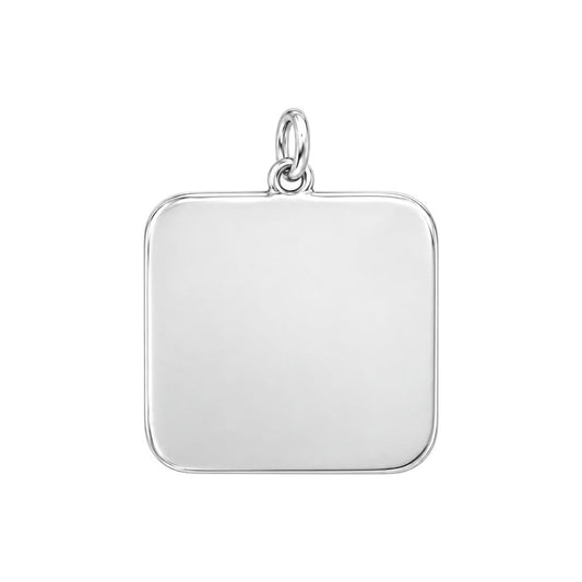 Lucky Brother Celebration Charm Bracelet – Personalized Brother Gift – back of the charm, engraving area