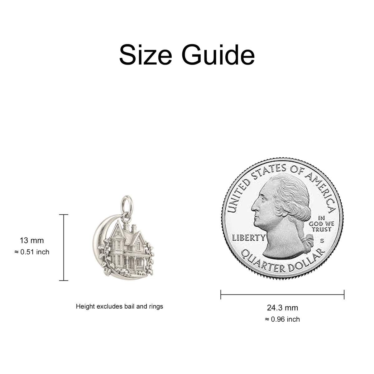 Old House and Moon Charm — Size Guide — 13 mm body excluding bail and rings — 50-works-silver-20260916-47