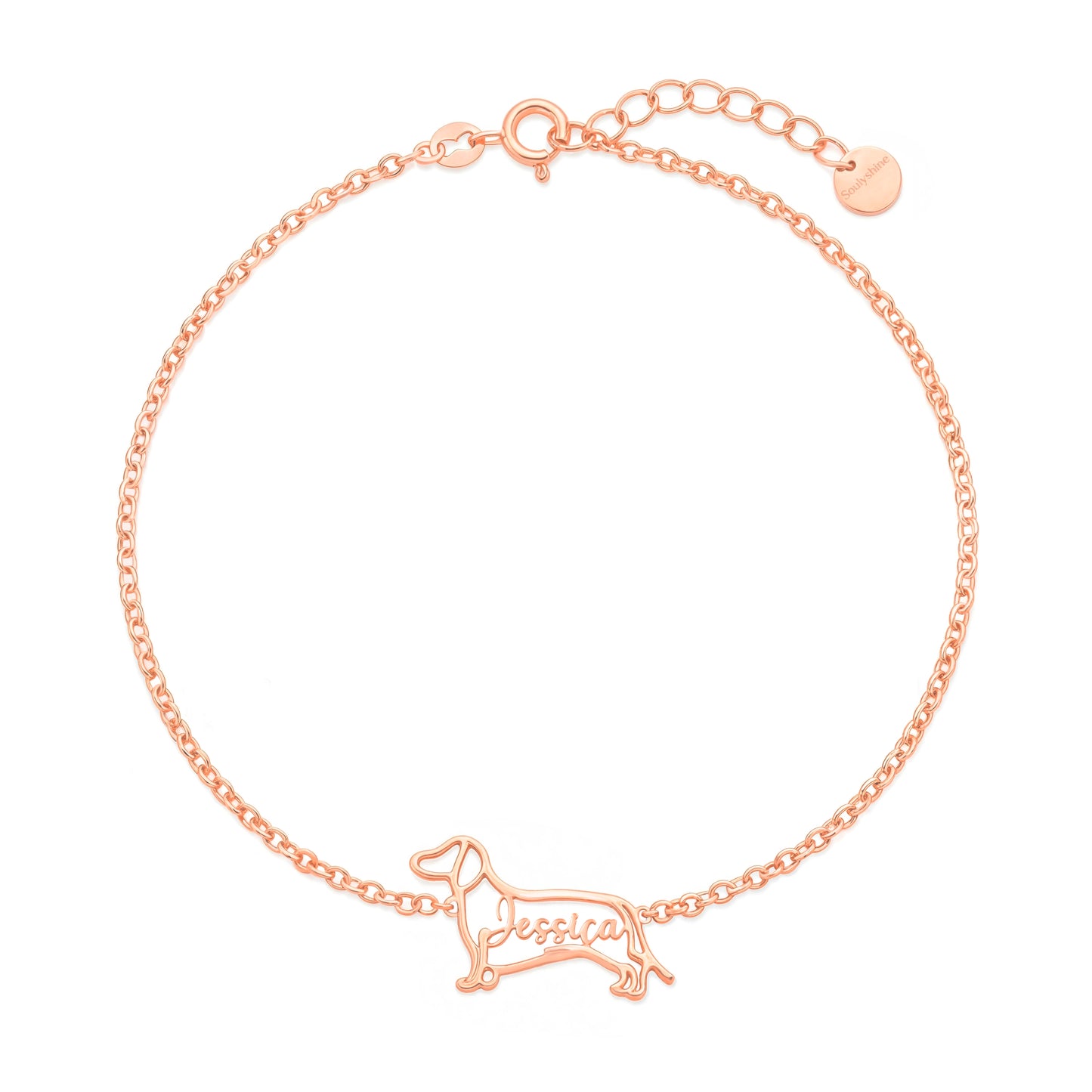 Soulyshine The Fine Line Dog Portrait - Handcrafted Bracelet