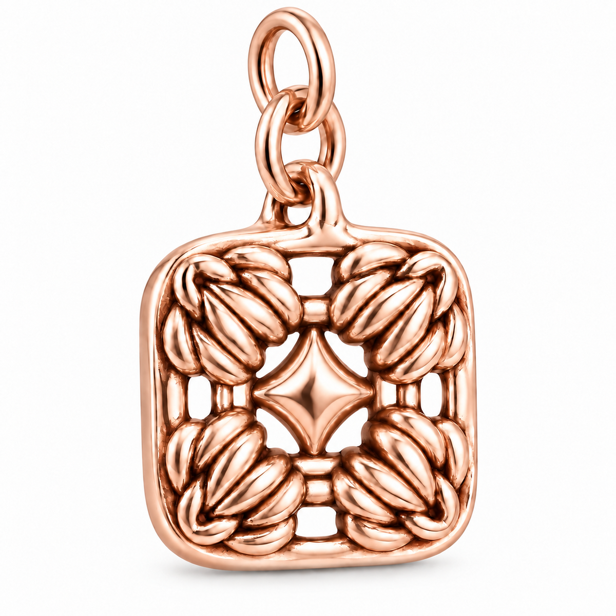Granny Square Crochet Charm | rose | c916db4b9ed0c7bfe66555fc731480b91a2bc9aa1ffc8c4b263fa8894b59ec59