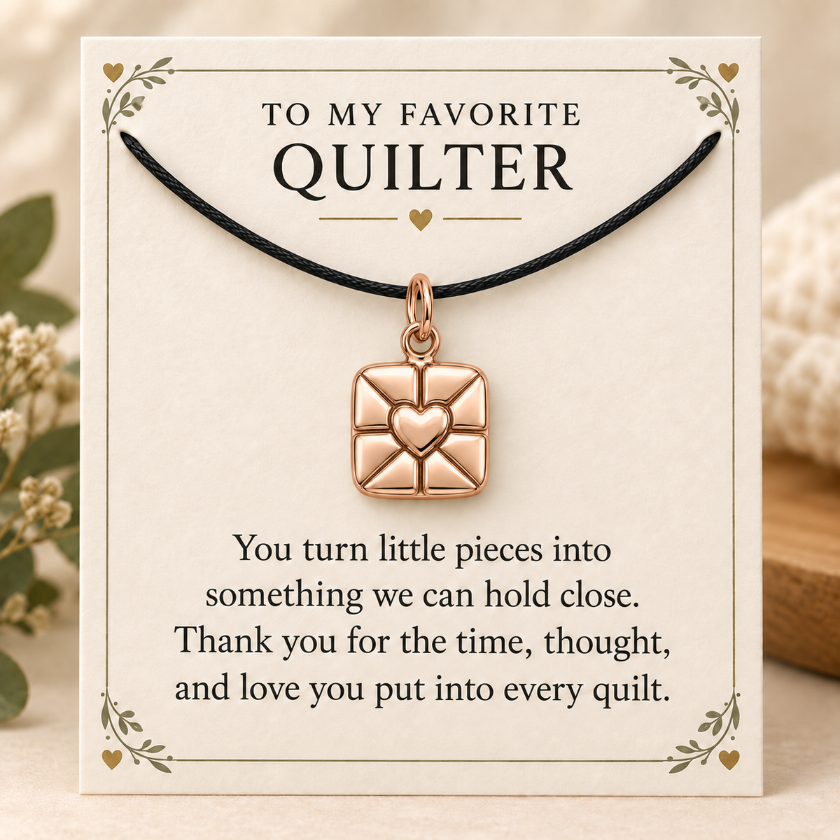 Quilter Patchwork Heart Charm Gift | rose | a951fd83cfee6e9ca55e8330e2e1fbef554650ff446097b37c47a2c295d3fc8d