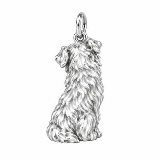 Australian Shepherd — Back view (silver reference)