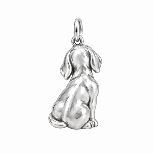Beagle — Back view (silver reference)