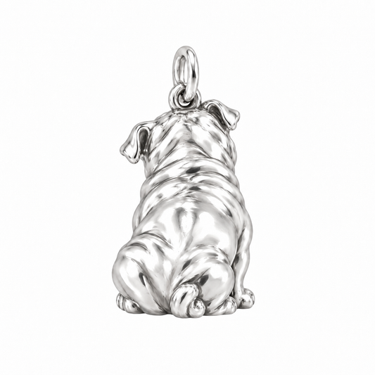 Bulldog — Back view (silver reference)
