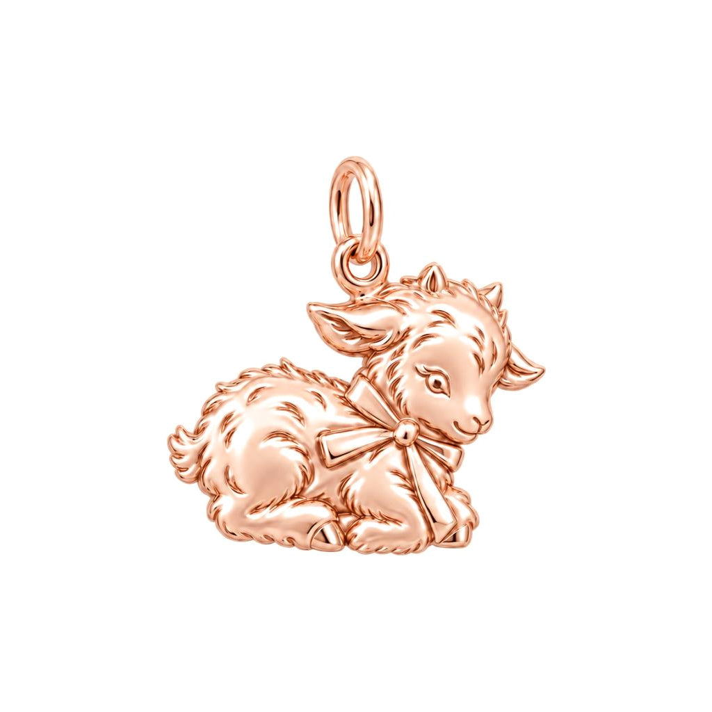 Sweet Baby Goat Charm Bracelet – Personalized Mom Gift